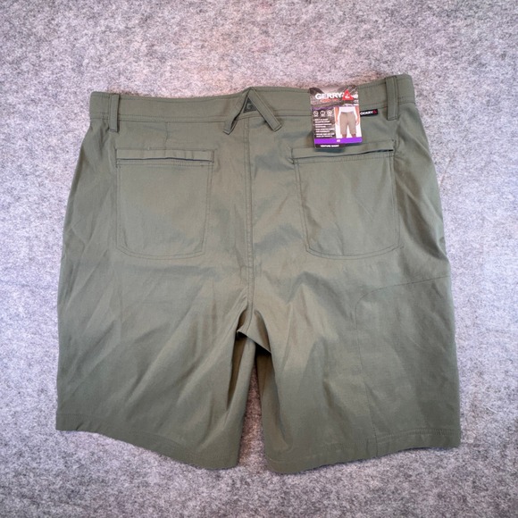 Gerry Venture Shorts Mens 40 Green Hiking Outdoor Stretch Cargo 1272321 NEW - Picture 7 of 10